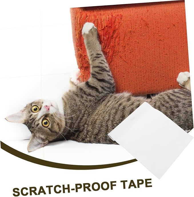 3pcs Furniture Scratch Tape Cat Dog Protector Non Adhesive Tape for Door Window Bed Couch