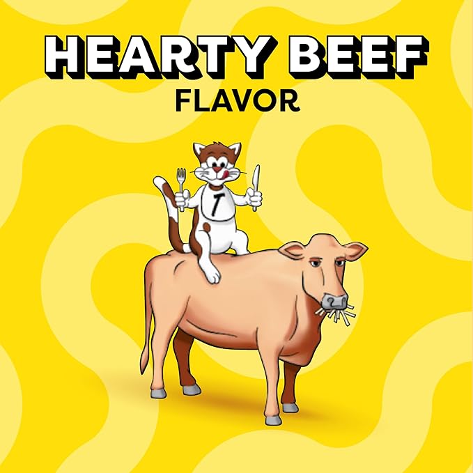 Temptations Classic Soft Cat Treats, Hearty Beef Flavor, Crunchy Cat Treats, 3 oz. Pouch (Pack of 12)