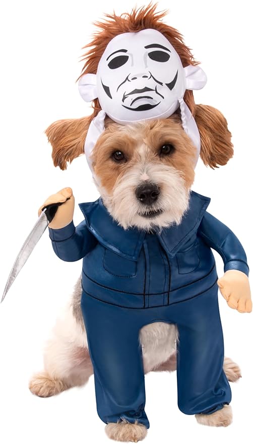 Halloween: Michael Myers Pet Costume for For Dogs or Cats by Rubies, XL
