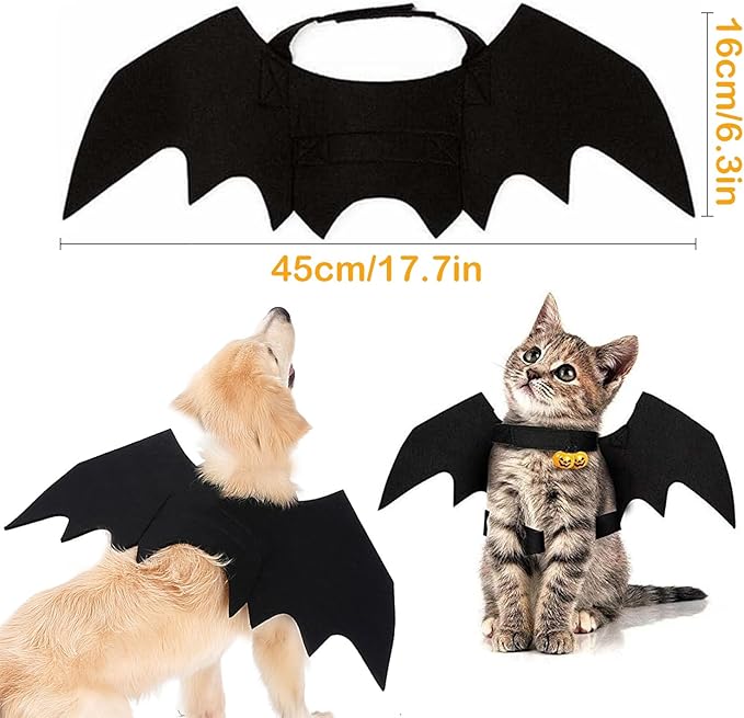 JIURUN Dog Grooming Hammock Harness (S), Dog Sling for Nail Trimming, Hanging Harness Holder for Nail Clippers, Pet Comb Bat Costume Wings for Cats Dogs