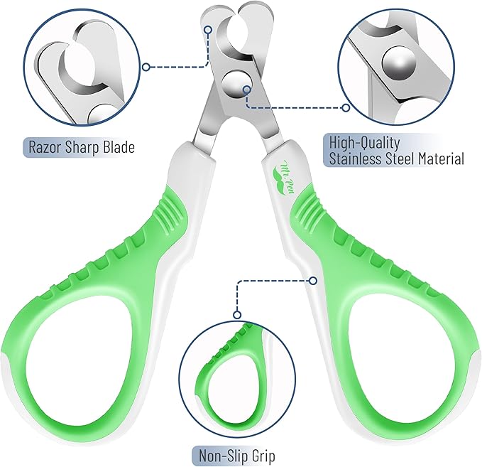 Mr. Pen- Cat Nail Clipper, Stainless Steel, Professional Sharp Cat Claw Trimmer for Small and Medium Cats, Pet Nail Clipper with Sturdy Non Slip Handle
