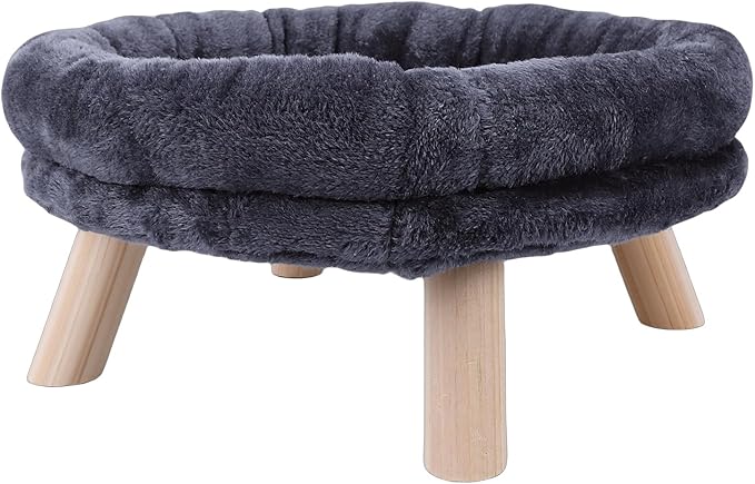 AYNEFY Elevated Cat Bed, Cat Beds Furniture Detachable Pet Sofa with Humidity Wicking Breathable Fabric, for Home Indoor Use Elevated Bed, 4 Seasons Universal Multifunctional