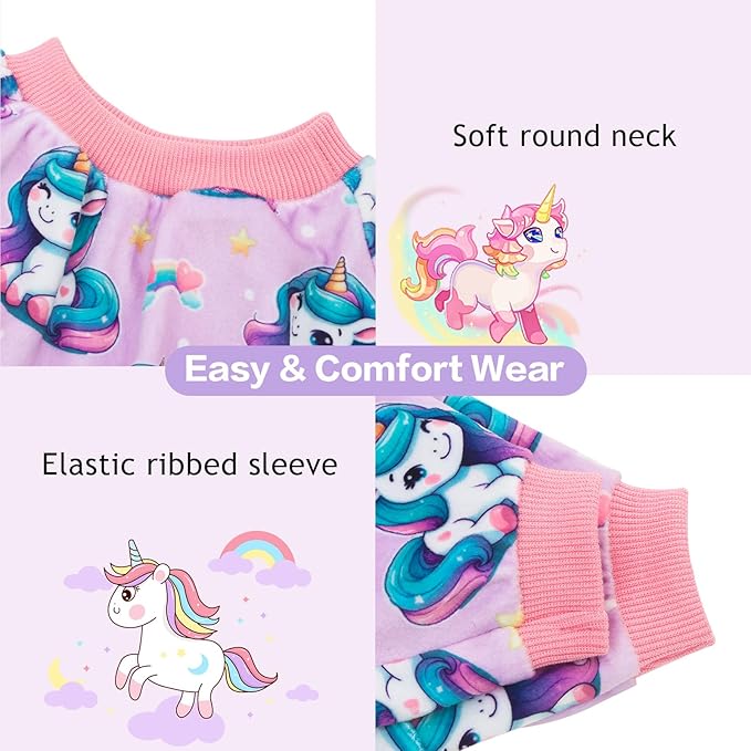 CuteBone Fleece Dog Pajamas Clothes Puppy Jammies Pet Apparel Cat Onesie for Chihuahua Yorkie Frenchies P332M