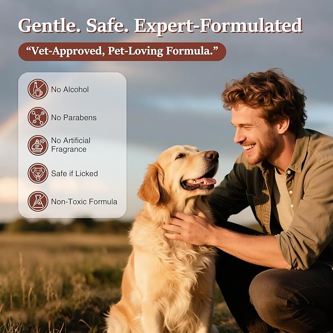 Dog & Cat Fur Oil & Coat Conditioning Spray – Leave-In Detangler & Conditioner Reduces Shedding with Coconut & Jojoba Oil – Natural,Alcohol-Free – Soft, Shiny Fur for Doodles, Poodles & Toy Breeds