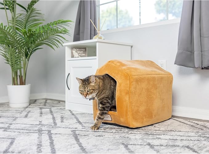 Armarkat Brown Cat Bed Size, 18-Inch by 14-Inch
