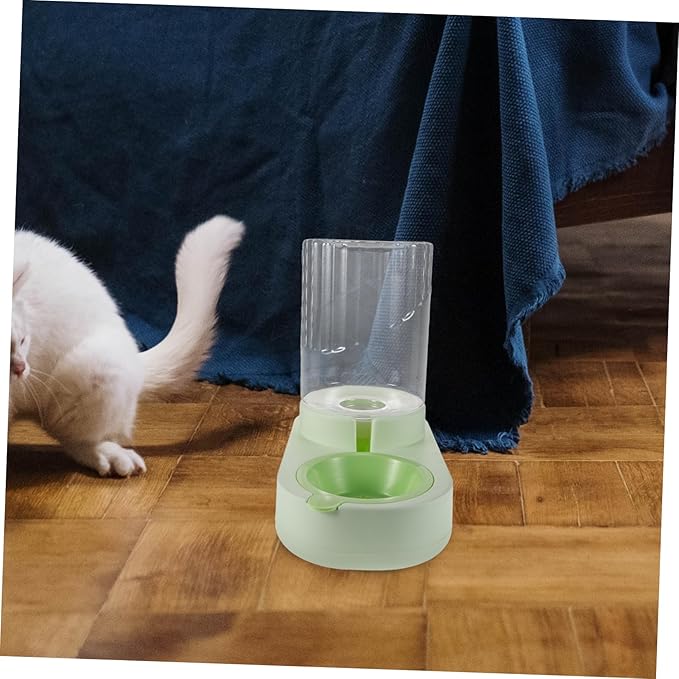 COLLBATH Gravity Pet Water Dispenser: Cat Dog Automatic Waterer Feeder 2.2l Large Capacity Water Feeding Fountain for Small Medium Large-Sized Pets