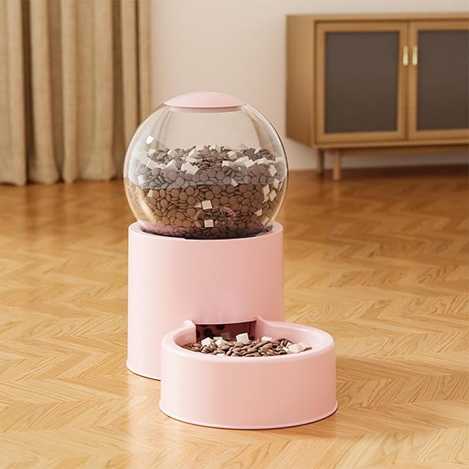 Pet Feeding Station, Automatic Water Food Dispenser, Fill Dog Bowl System Large Capacity Feeding Container for Puppy Cat Travel Weekend Trip Backyard Indoor Outdoor Use