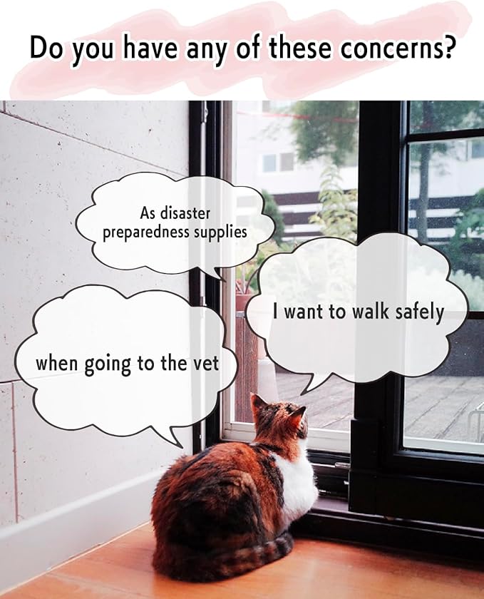 Cat Harness Escape Proof with Leash for Walking, Travel Vest Soft Chest Support, Adjustable Size, Escape Proof Soft Adjustable Vest Harnesses, Breathable, Kittens, Small Dogs (美/背縄/藍2/S)