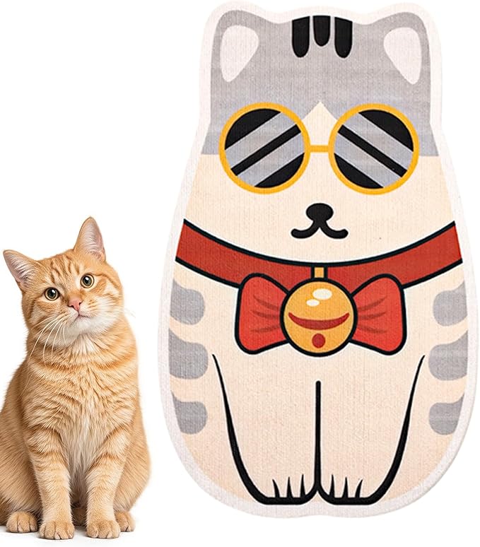 Corner Cat Scratcher | Self-Adhesive Scratching Furniture Protector,Funny Cat Scratch Wall Pad,for Climbing Indoor Pet Couch Bed Carpet Door Floor Home Decor Protection