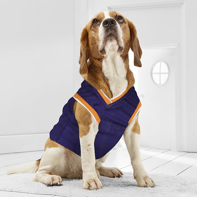 NBA PHOENIX SUNS DOG Jersey, Large - Tank Top Basketball Pet Jersey
