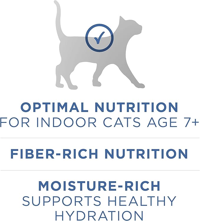 Purina ONE Grain Free, Natural Senior Pate Wet Cat Food, Vibrant Maturity 7+ Chicken & Ocean Whitefish Recipe - (Pack of 24) 3 oz. Pull-Top Cans