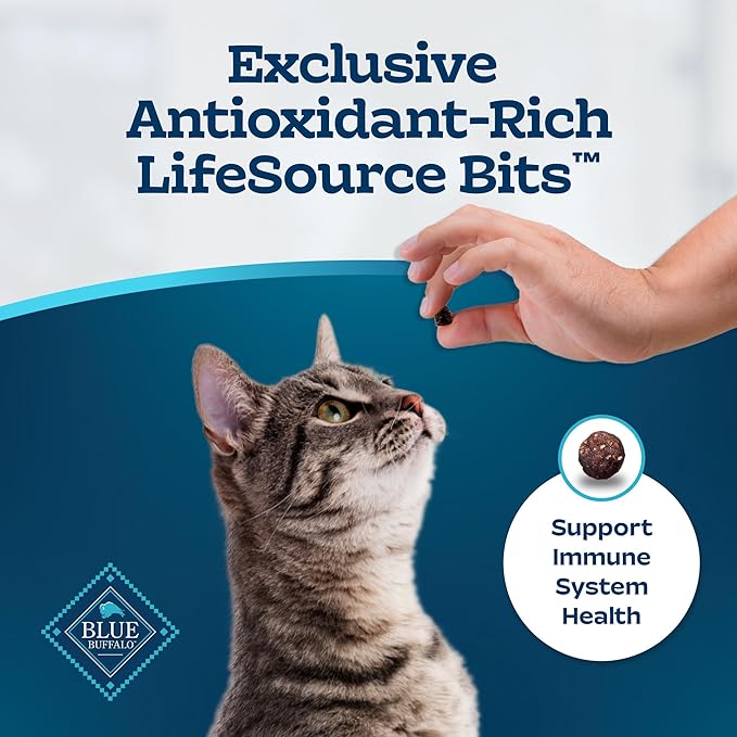 Blue Buffalo Tastefuls Adult Indoor Dry Cat Food, Chicken & Brown Rice, 3-lb Bag