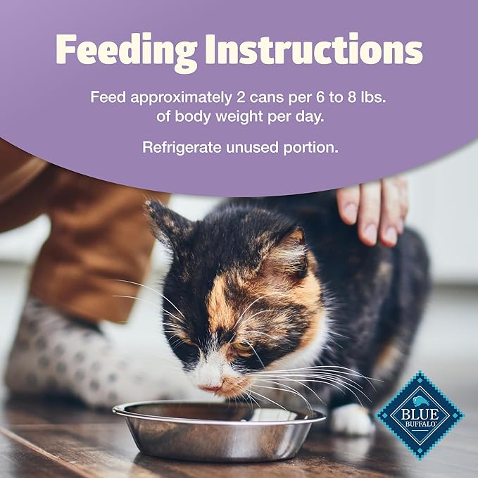 Blue Buffalo Freedom Grain-Free Adult Wet Cat Food, Complete & Balanced Nutrition for Indoor Cats, Made with Natural Ingredients, Chicken Recipe, 3-oz. Cans (24 Count)