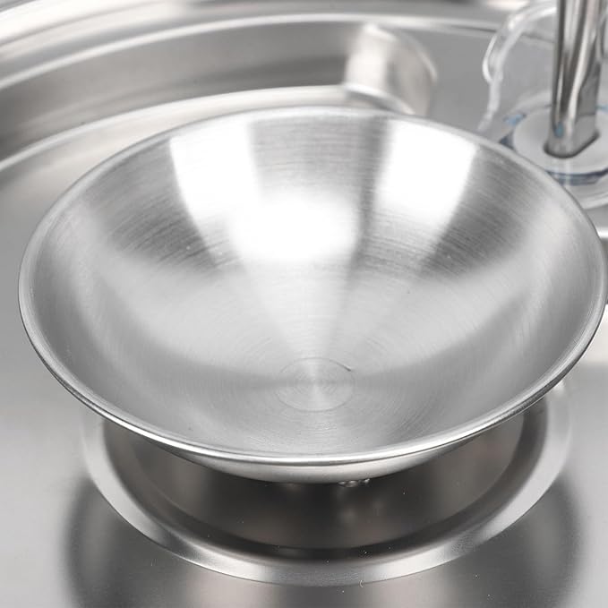 Fountains Design Provide Clean Water Corrode Stainless Steel Pet Drinking Dispenser for Multiple Pets 3.2L Cat Water Fountain Automatic Circulation