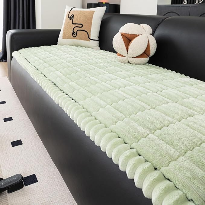 Thickened Sofa Cushion, Anti-Slip Couch Cover Cat Mat Pet Pad Blanket for Furniture Protector Customizable Sofa Slipcover,D,70x70cm(28x28inch)