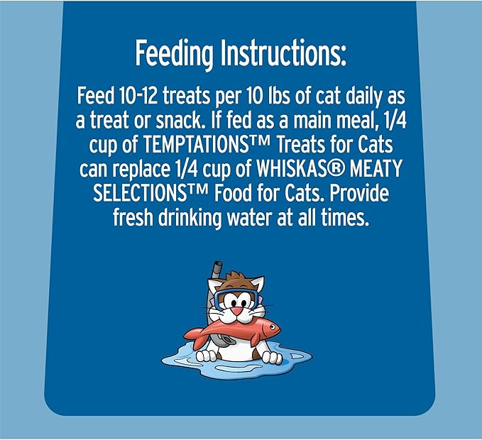 Classic Savory Salmon Flavor Crunchy and Soft Treats for Cats, 6.3 Oz Pouch, Treats Can Be Used As A Cat Snack, Meal, Or Cat Food Topper