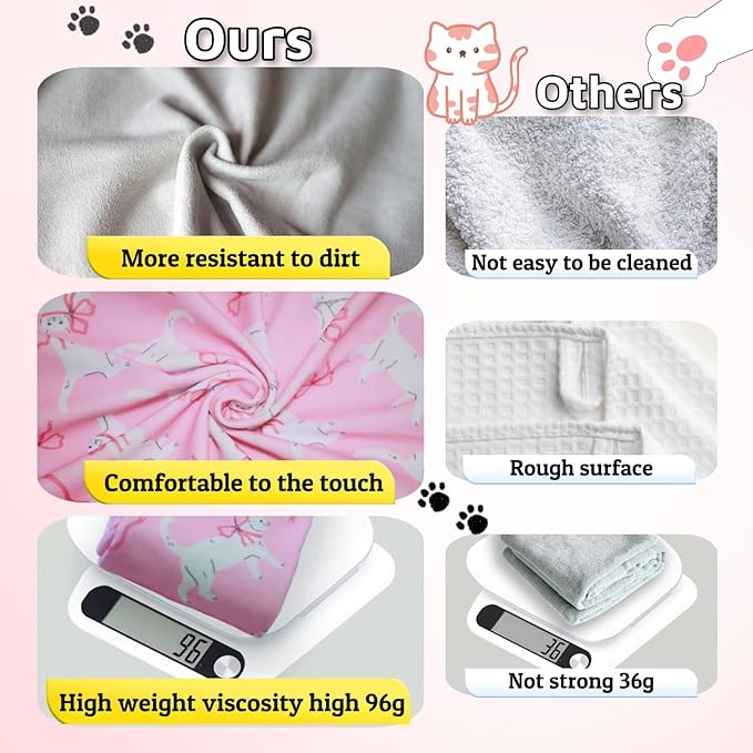 27.6" Cat Wrap for Cutting Nails Grooming Restraint for Nail Clipping Swaddle Wrap Cat Burrito Wrap XL(Within 17lbs) Anti-Scratch Anti-Escape Multifunctional Pet Tool