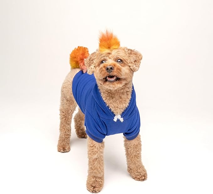 Love My Nana Dog Hoodie | Fleece Lined |Leash Hole|%%|Royal Blue, X-Small 1344