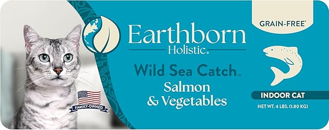 Earthborn Holistic Wild Sea Catch Grain-Free Dry Cat Food, 5 lb
