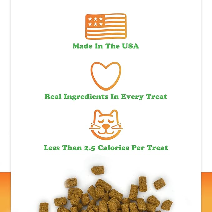 Meowijuana Crunchie Munchie Catnip Treats | Chicken | Made with Organic Catnip | Produced in The USA | Low Calorie Cat Snack