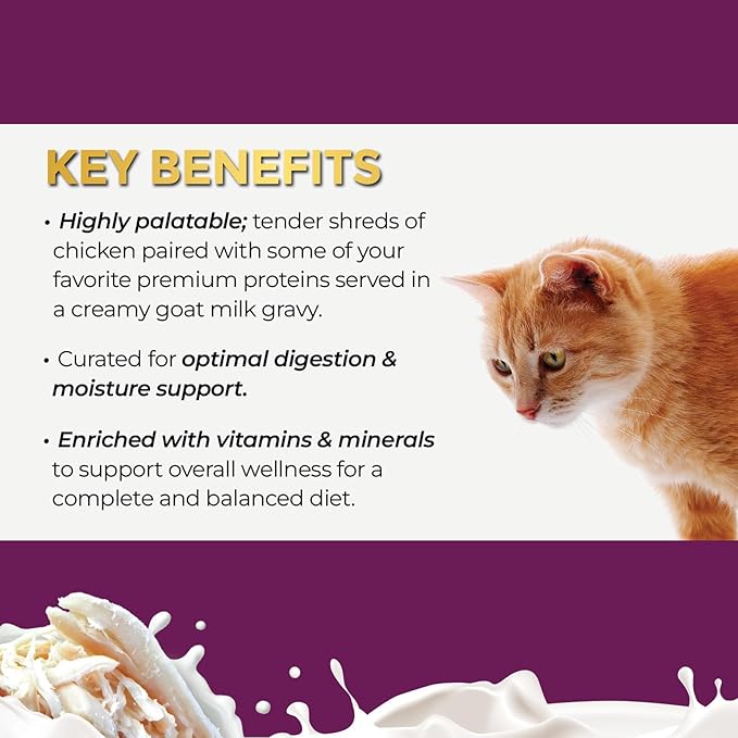 Fussie Cat Chicken in Goat Milk Wet Cat Food, 2.47-oz Can, 24 Pack with HS Can Lid