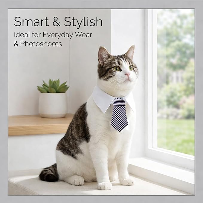 3 Pcs Dog Cat Bow Tie Pet Tuxedo Collar Wedding Formal Costume Adjustable for Dog Cat Puppy Birthday Necktie Collars