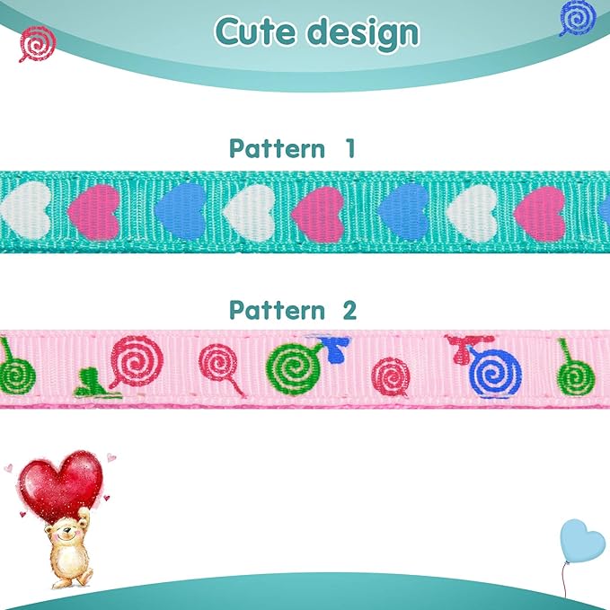 Frienda 6 Pack Cat Collars with Bells Breakaway Cats Collar Adjustable 8.27 to 13.39 Inches Safety Buckle Cute Pets Collar for Adult Cats and Small Dogs(Pink, Blue, Purple, Green)