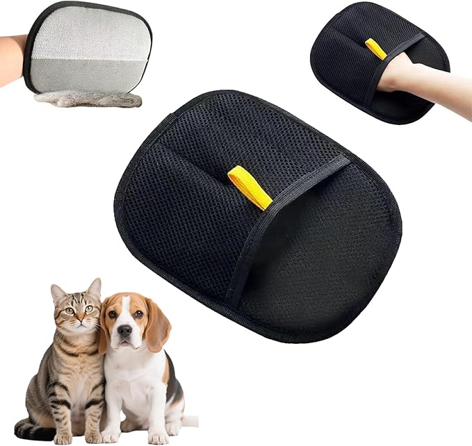 Pet Hair Removal Gloves for Cats & Dogs,2026, Large & Thick,Hair Brush,Washable,Reusable,For Clothes, Sofa,Carpet,Car Seat