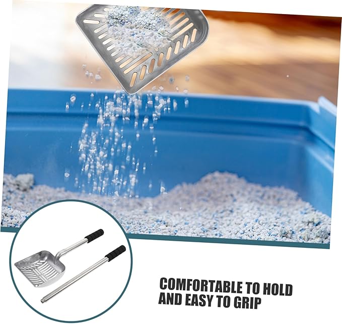 GALPADA Detachable Cat Litter Scoop Ergonomic Design Cleaning Tool for Home Use Handle for Comfortable Reach Suitable for All Cat Litter Types