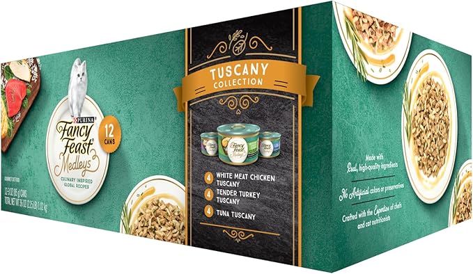 Fancy Feast Elegant Medley Tuscany Collection Cat Food (Case of 2)