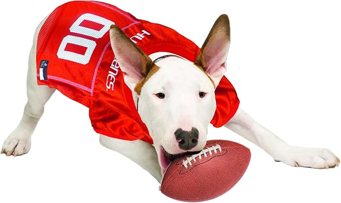 Pets First NCAA College Miami Hurricanes Mesh Jersey for DOGS & CATS, Medium. Licensed Dog Jersey with your Favorite Football/Basketball College Team