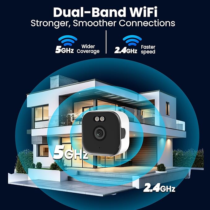 2026 Upgraded 2K Aquarium & Terrarium Pet Camera, Close-Focus Lens for Fish, Lizard & Reptiles, Easy Install, 5GHz Dual-Band WiFi, 24/7 Full Color Night Vision, Loop Recording, Motion Detection