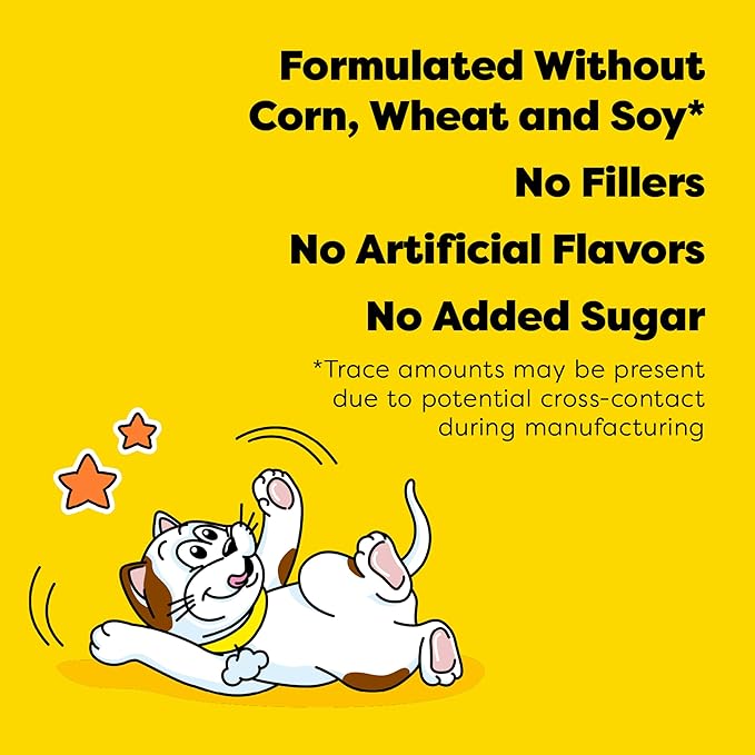 Temptations Puree Kitten Cat Treats Lickable, Salmon & Dairy Flavor, 4 Pouches (Pack of 11)