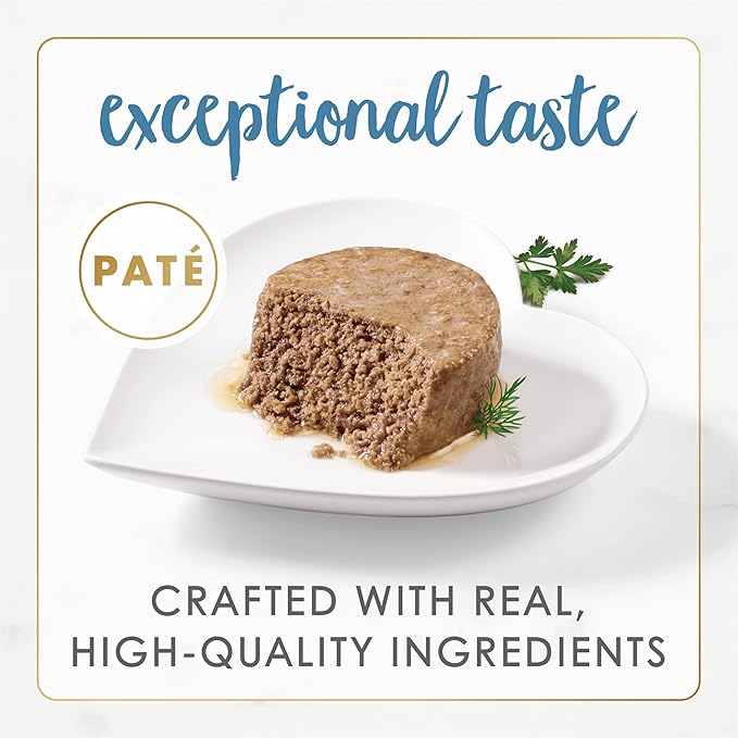 Fancy Feast Purina Grain Free Wet Cat Food Pate Gourmet Naturals Trout and Tuna Recipe - 3 oz. Cans,(Pack of 24)