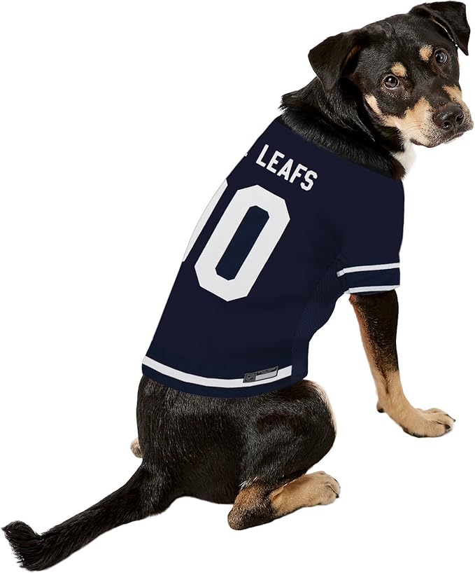 NHL Toronto Maple Leafs Jersey for Dogs & Cats, Small. - Let Your Pet be a Real NHL Fan! (Pack of 2)