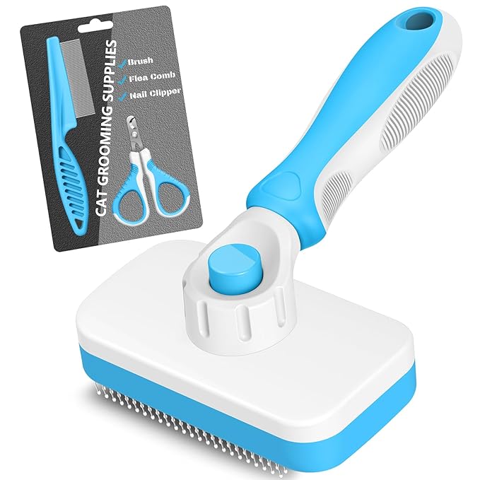 Cat Grooming Supplies, Meet All Your Pet's Daily Grooming Needs (Blue)