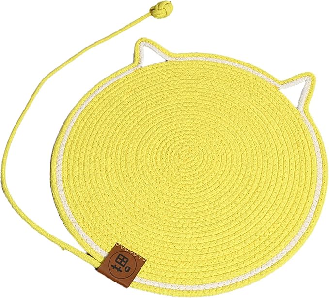 Peiiwdc Cats Interaction Scratcher Board Toy Furniture Protective Pet Rest Bed for, Climbing, Lounging Large Cats Mat