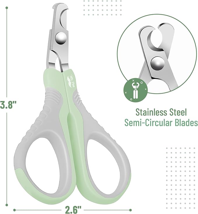 Mr. Pen- Cat Nail Clipper, Stainless Steel, Professional Sharp Cat Claw Trimmer for Small and Medium Cats, Pet Nail Clipper with Sturdy Non Slip Handle