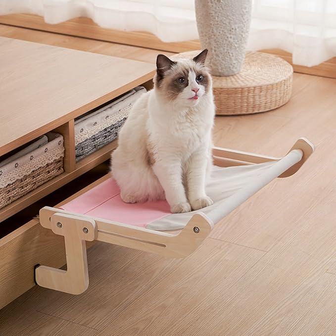 Perch for Resting Perch Space Saving Rest Soft Floating Shelf for Bed/Sofa/Window Mount Beds & Furniture for Large Cats