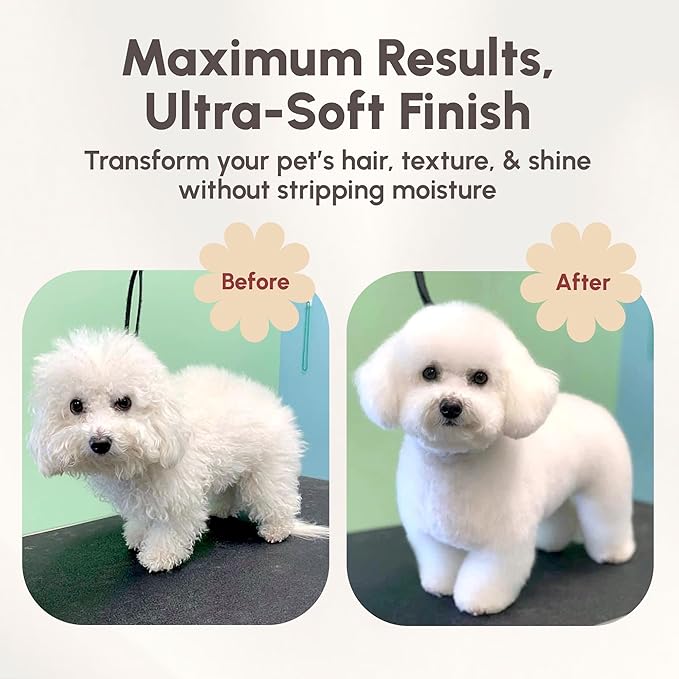 Best Shot UltraMAX Pro 4-in-1 Shampoo, Versatile Pet Shampoo, Ideal Pet Grooming Supplies, Ready to Use, Sweet Pea Essence, 1.1 Gallon