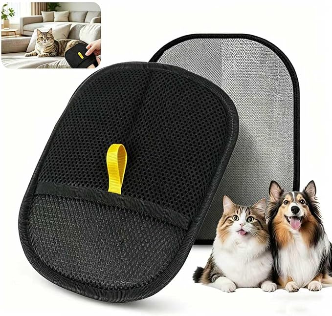 Veri dian Pet Hair Removal Glove for Dogs & Cats, Magic Brush Pet Hair Remover Tool, Reusable Magic Brush Pet Hair Remover Glove for Cats & Dogs for Clothing, Couch, Carpet, Car Seat