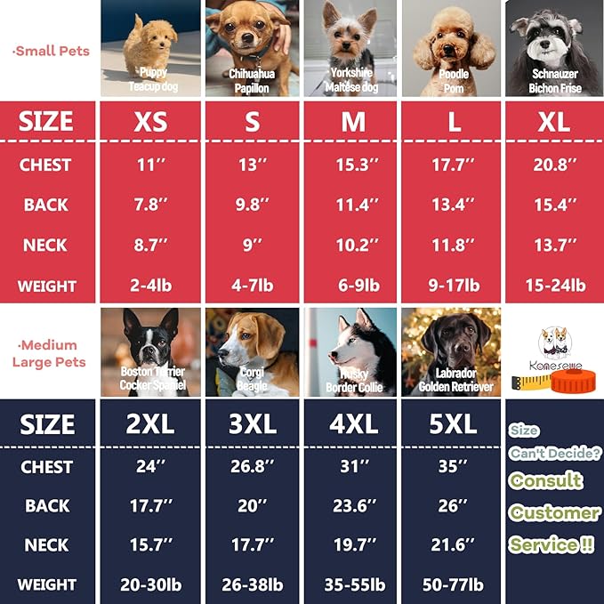 Koneseve Dog Shirts Soft Cotton Dog Clothes Stretchy T-Shirt for Small Medium Large Dogs Cat Shirt Breathable Puppy Outfit Kitten Apparel Pet Pullover Tee Blank Basic Sweatshirt 2-Pack Blue & Red L