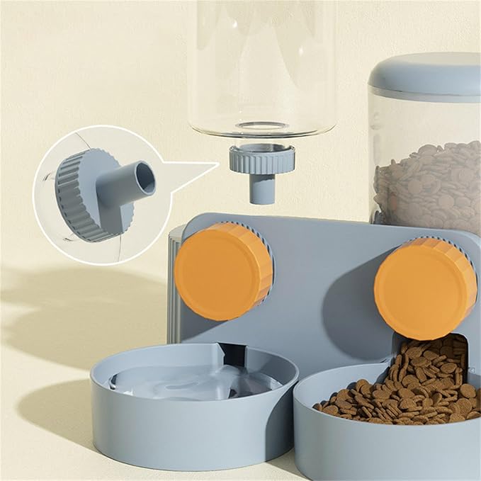 Cat Water Feeder Cat Feeding Watering Feeder Cat Water Dispenser Cat Automatic Feeder and Water Cage Mount