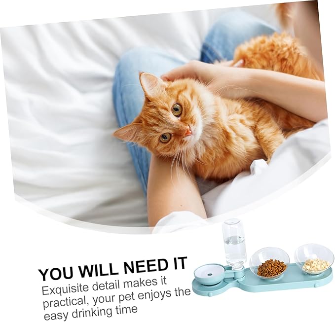Cat Feeding Watering Supplies Automatic Cat Feeder Pet Water Bottle Pet Supplies