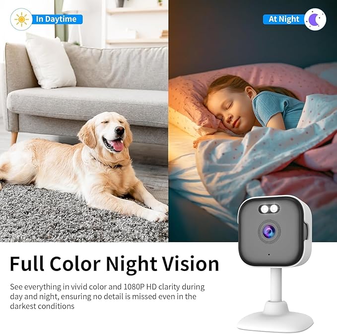 VSTARCAM 5G Indoor Security Camera for Pet Camera, Dual-Band WiFi (2.4GHz/5GHz), 2K UHD Dog Camera w/5× Zoom, Motion Detection, 2-Way Audio, Color Night Vision, Cloud & SD Card Storage