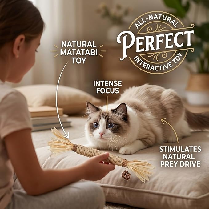 Cat Toys,7PCS Kitten Toys for Indoor Cats Catnip Toy for Chewing Silvervine Stick for Cleaning Teeth Kitty Dental Treat Interactive Toy Kitty Snack Self Play Wand Cat Mint Lick