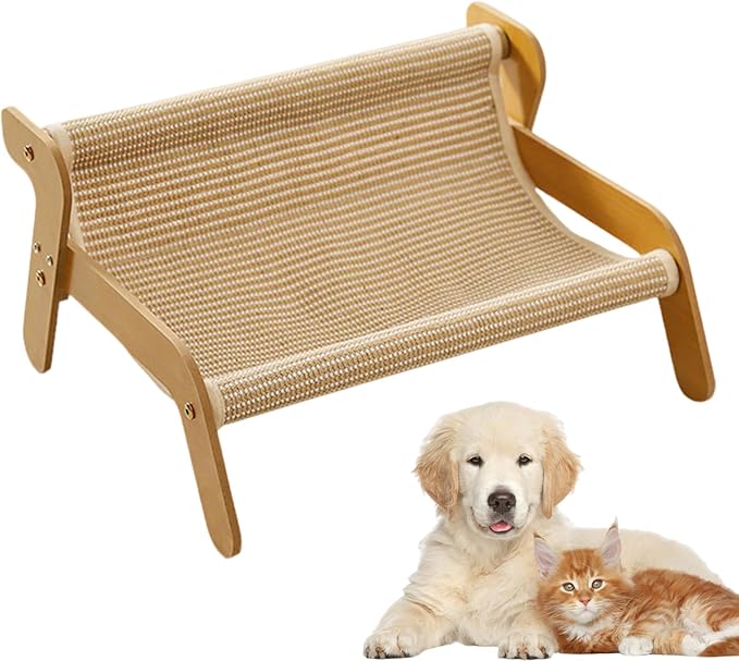 Cat Scratching Couch - Cooling Training Lounger,Cat Scratcher Furniture - for Home Decor Enrichment Pet Supplies Playtime Indoor Kitten Training Nail Care