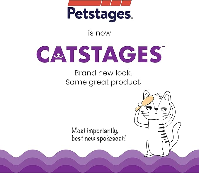 Catstages Hunt 'N Swat Treat Tumbler Interactive Treat-Dispensing Cat Toy, Blue