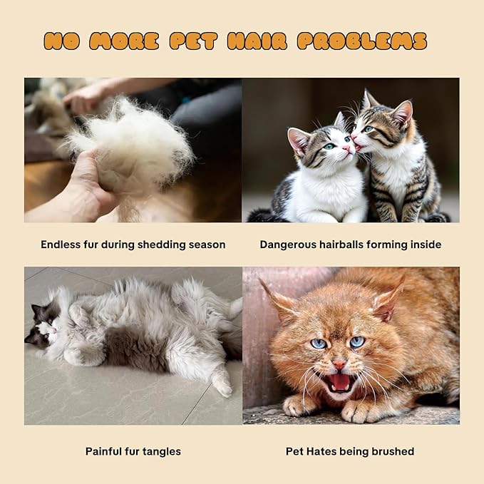Pet Hair Removal Gloves for Cats & Dogs – Reusable Grooming Glove with Static Charge to Remove Fur from Furniture, Carpet, Car Seats & Clothes – Upgraded Pet Hair Remover Mitt(1PCS)