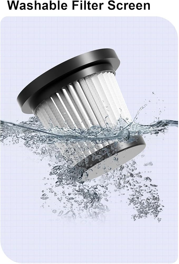 Handheld Pet Grooming Vacuum, High Efficiency Portable Dog Cat Hair Remover with Adhesive Design, for Car Home Sofa Bed Linen